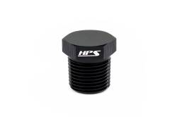 HPS Performance - HPS AN933-10 -10AN Male Fittings 1/2" NPT Plug Aluminum Black - Image 1