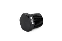 HPS Performance - HPS AN933-10 -10AN Male Fittings 1/2" NPT Plug Aluminum Black - Image 2