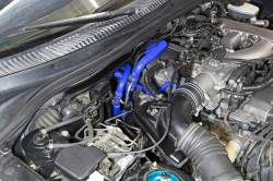 HPS Performance - HPS 57-2014-BLUE Blue Heater Coolant Hose Kit for 93-98 Toyota Supra 2JZGE - Image 2