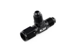 HPS Performance - HPS AN9261-6 -6AN Male AN Female On Run Tee Fitting Adapter Aluminum Black - Image 2