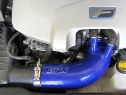 HPS Performance - HPS 18521-BLUE Silicone Air Intake Kit Post MAF Hose for 08-14 Lexus ISF V8 5.0 - Image 2