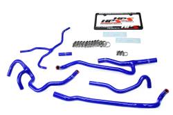 HPS Performance - HPS 57-1660-BLUE Blue Heater Coolant Hose Kit for 16-20 Chevy Camaro SS Coupe V8 - Image 2