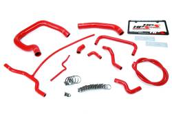 HPS Performance - HPS 57-1661-RED Red Radiator/Heater Coolant Hose Kit for 04-11 Ford Ranger V6 - Image 2