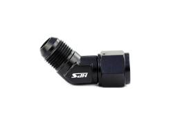 HPS Performance - HPS AN9241-4 -4AN Male To Female Swivel Adapter Aluminum Black 45-DEGree - Image 2