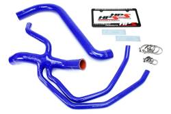 HPS Performance - HPS 57-1673-BLUE Blue Radiator Hose Kit for 99-03 Ford F150 Lightning V8 - Image 2