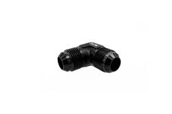 HPS Performance - HPS AN821-10 -10AN Male To Male Union Adapter Aluminum Black 90-DEG - Image 2