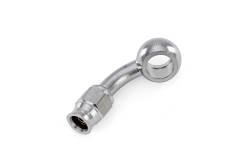 HPS Performance - HPS 350-4503SSB Compression Hose End To -3AN Female w/10mm Banjo PTFE SS 45-DEG - Image 1