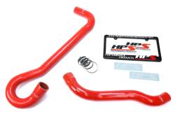 HPS Performance - HPS 57-1704 Red Red Radiator Hose Kit for 05-08 Jeep Grand Cherokee V8 - Image 2