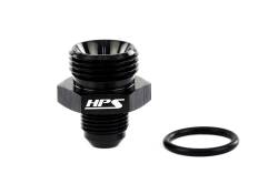 HPS Performance - HPS AN920-03-06 Black AN -3 Male To -6 O-ring Boss Port Thread Male Adapter - Image 1