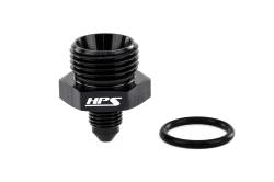 HPS Performance - HPS AN920-04-10 Black AN -4 Male To -10 O-ring Boss Port Thread Male Adapter - Image 1
