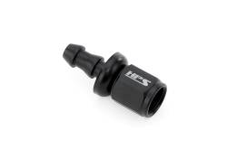 HPS Performance - HPS 150-0004 Push-On Hose End To AN -4 Female Aluminum Black Straight - Image 1
