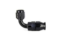 HPS Performance - HPS 350-9003 Compression Hose End To -3AN Female for SS PTFE Alum Black 90-DEG - Image 1