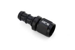 HPS Performance - HPS 150-0010 Push-On Hose End To AN -10 Female Aluminum Black Straight - Image 1