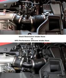 HPS Performance - HPS 57-1765 Red Air Intake Kit Post MAF Hose for 17-21 Honda Civic Type R Turbo - Image 2