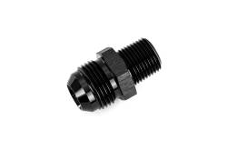 HPS Performance - HPS AN816-12-8 -12 AN Flare To 1/2" NPT/Metric Adapter Straight Black - Image 2