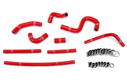 HPS Performance - HPS 57-1798 Red Red Heater Coolant Hose Kit for 96-02 Toyota 4Runner 3.4L V6 - Image 1