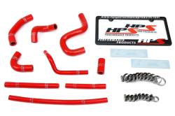 HPS Performance - HPS 57-1798 Red Red Heater Coolant Hose Kit for 96-02 Toyota 4Runner 3.4L V6 - Image 2