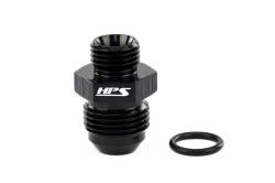 HPS Performance - HPS AN920-04-03 Black AN -4 Male To -3 O-ring Boss Port Thread Male Adapter - Image 1