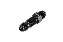 HPS Performance - HPS AN832-6 -6AN Male To Male Bulkhead Adapter Straight Black - Image 2