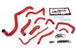 HPS Performance - HPS 57-1838-RED Silicone Replace OEM Rubber Radiator Coolant Hoses - Image 2