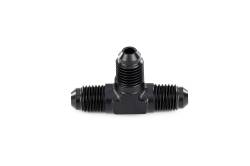 HPS Performance - HPS AN824-3 -3AN Male To Male 3-Way Tee Adapter Aluminum Black 37-DEGree - Image 1