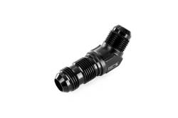 HPS Performance - HPS AN837-10 -10AN Male To Male Bulkhead Adapter Aluminum Black 45-DEGree - Image 2