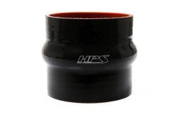HPS Performance - HPS HTSHC-075-L6-BLK 3/4" 19mm ID Hump Coupler Hose 4-Ply Black 6" 350F 177C - Image 1
