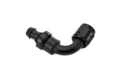 HPS Performance - HPS 150-6006 Push-On Hose End To AN -6 Female Aluminum Black 60-DEG - Image 1