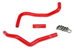 HPS Performance - HPS 57-1282-Red Red Heater Coolant Hose Kit for 13-20 Subaru BRZ - Image 1