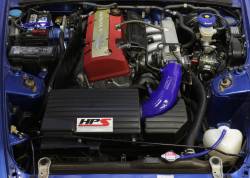 HPS Performance - HPS 57-3004-BLK Black Air Intake Kit Post MAF Hose for 06-09 Honda S2000 F22 - Image 2