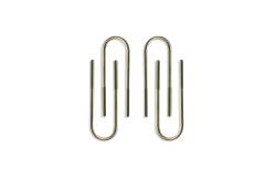 MaxTrac - MaxTrac 910407 Round U-Bolts 2.5" -5.5" Blocks 16.5" x 4.125" x 9/16" - Image 1