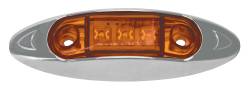 Pacer Performance - Pacer 20-622 Deluxe Waterproof Running Light 3Diode Sealed LED Amber - Image 1