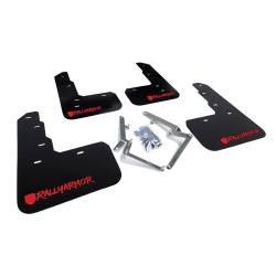 Rally Armor - Rally Armor MF47-UR-BLK/RD-X Black Mud Flap Altered Font Red Logo - Image 1