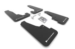 Rally Armor - Rally Armor MF55-UR-BLK/WH Black Mud Flap White Logo - Image 1