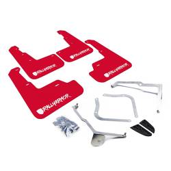 Rally Armor - Rally Armor MF32-UR-RD/WH-X Red Mud Flap Altered Font White Logo - Image 1
