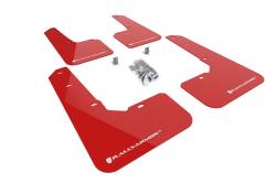 Rally Armor - Rally Armor MF76-UR-RD/WH Red Mud Flap White Logo - Image 1