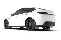 Rally Armor - Rally Armor MF72-UR-WH/BLK White Mud Flap Black Logo - Image 2