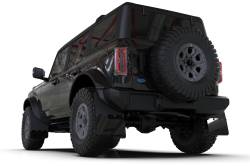 Rally Armor - Rally Armor MF85-RB-ST-MBK Black Mud Flap Metallic Black Logo - Image 2