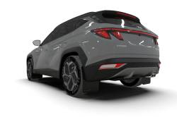 Rally Armor - Rally Armor MF75-UR-BLK-MBK Black Mud Flap Metallic Black Logo - Image 2