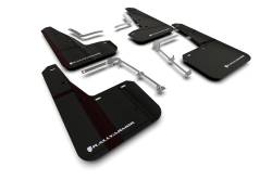 Rally Armor - Rally Armor MF74-UR-BLK/WH Black Mud Flap White Logo - Image 1