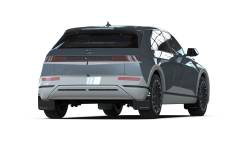Rally Armor - Rally Armor MF87-UR-BLK-PBL Black Mud Flap Light Blue Logo - Image 2