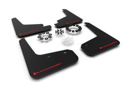 Rally Armor - Rally Armor MF72-UR-BLK/RD Black Mud Flap Red Logo - Image 1