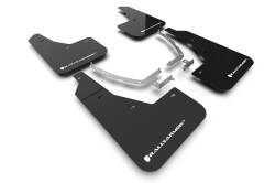 Rally Armor - Rally Armor MF87-UR-BLK-WH Black Mud Flap White Logo - Image 1