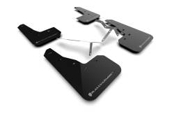 Rally Armor - Rally Armor MF90-UR-BLK/GRY Black Mud Flap Grey Logo - Image 1