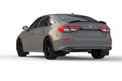 Rally Armor - Rally Armor MF90-UR-BLK/GRY Black Mud Flap Grey Logo - Image 2