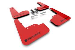 Rally Armor - Rally Armor MF92-UR-RD/BLK-X Red Mud Flap Black Logo - Image 1