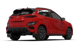 Rally Armor - Rally Armor MF93-UR-BLK-RD Black Mud Flap Red Logo - Image 2