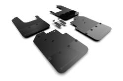 Rally Armor - Rally Armor MF94-BLK-AGN Black Mud Flap Army Green Logo - Image 1
