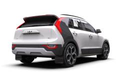Rally Armor - Rally Armor MF21-UR-BLK-WH Black Mud Flap White Logo - Image 2
