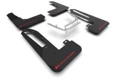 Rally Armor - Rally Armor MF97-UR-BLK-RD Black Mud Flap Red Logo - Image 1